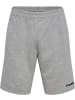 Hummel Short "Hmlmover Cotton Bermuda Shorts" in Grau