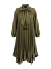 Ulla Popken Midikleid in dunkel khaki