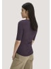Hessnatur Softrib T-Shirt in dunkle traube