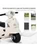 HOMCOM Kindermotorrad in Weiß 66,5L x 38B x 52H cm