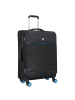 Roncato Crosslite 4 Rollen Kofferset 3-teilig mit Dehnfalte in nero