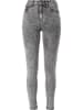 Urban Classics High Waist in black heavy acid washed