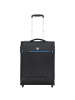 Roncato Crosslite 2 Rollen Kabinentrolley S 55 cm mit Dehnfalte nero
