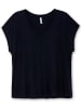 sheego T-Shirt in tiefblau