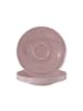 Seltmann Weiden 6er Set Untertassen Beat Color Glaze ø 16,7 cm in Altrosa