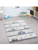 KADIMA DESIGN Kinderteppich waschmaschinenwaschbar Straße Kinderzimmer in Mehrfarbig