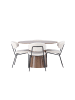 ebuy24 Weiß 120 x 120 cm