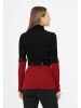 TOOCHE Pullover & Strickjacke "Dual Red Elegance" in Schwarz