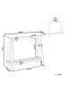 Beliani Konsolentisch TULARE in Braun - (W) 90 x (H) 75 x (L) 40 cm