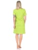 NORMANN Kurzarm Nachthemd Frontprint - 85572 in grün