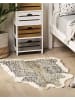 Beliani Schaffell NAMBUNG in Braun/Beige/Grau - (W) 60 x (H) 1 x (L) 90 cm