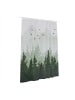 relaxdays Duschvorhang "Tannenwald" in Mehrfarbig - 180x200 cm