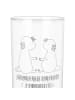 Mr. & Mrs. Panda Glas Axolotl Liebe mit Spruch in Transparent
