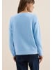 Cecil Sweatshirt mit Wording in Blau