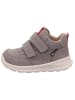 superfit Lauflernschuh BREEZE in Grau/Rot