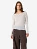 Noisy may Bluse in White Melange1