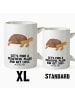 Mr. & Mrs. Panda Riesenkaffeetasse Schildkröte MHerzieren mit S... in Weiß