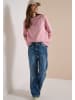Cecil Sweatshirt mit Rundhals und Artwork in Mellow Rose