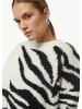 comma Strickpullover langarm in Weiß