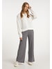 IZIA Damen Kapuzensweatjacke in Wollweiss