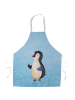 Mr. & Mrs. Panda Schürze Pinguin Marienkäfer ohne Spruch in Eisblau
