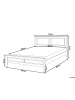 Beliani Doppelbett OLIVET in Weiß - (W) 189 x (H) 92 x (L) 208 cm