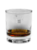 Mr. & Mrs. Panda Whiskey Glas Alpaka Stolz mit Spruch in Transparent