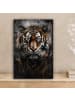 MuchoWow Leinwand bilder Tiger (BxH)