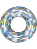 Bestway Schillernder Schwimmring 107cm in silber
