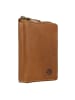 Greenburry Tornado Geldbörse RFID Schutz Leder 10 cm peanut brown