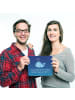 Mr. & Mrs. Panda Mousepad Wassermann Ideenflug mit Spruch in Sternenhimmel Blau