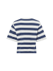 Marie Lund T-Shirt in indigo ecru - 0010
