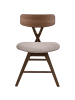 Beliani 2er-Set Esszimmerstuhl LELAND in Braun/Beige