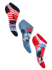 Disney Minnie Mouse 3er-Set: Socken Sneaker Strümpfe in Mehrfarbig