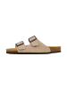 Plakton Lederpantoletten Barna Beige