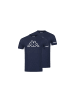 Kappa Kappa 2er Set T-Shirt LOGO in Navy