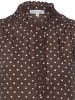 Marie Lund Bluse in schoko weiß - 0002