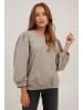 PULZ Jeans Sweatshirt PZSOFIA - 50206259 in grau