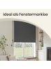 SONGMICS Seitenmarkise Sheld in Rauchgrau - (B)250 x (H)140 cm