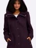 sheego Kurzmantel in aubergine