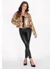 faina Jacket in multicolor beige snake