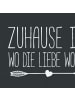 GMD Living Fußmatte KÖLN "Zuhause ist wo die Liebe wohnt" in Farbe dunkelgrau