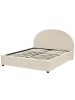 Beliani 2-tlg Doppelbett VAUCLUSE in Beige