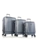 Heys Vantage 4 Rollen Kofferset 3-teilig mit Dehnfalte in slate blue