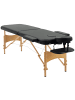 HOMCOM Massagetisch-210L x 81B x 67-92H cm-Schwarz