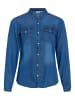 Vila Jeanshemd in Dark Blue Denim 1