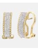 Diamant L'éternel Creolen aus 750 Gelbgold mit Diamant