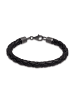 KUZZOI Armband 925 Sterling Silber in Schwarz