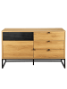 home24 Kommode KOONO 120 cm mit Tür in Eiche Dekor