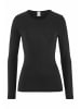Hessnatur Longsleeve in schwarz